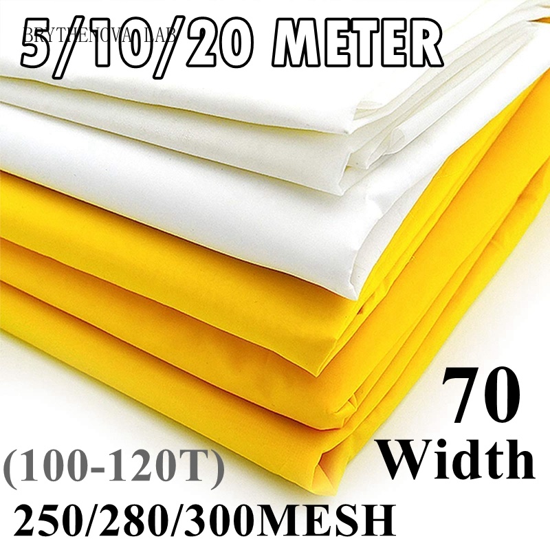Commercial Fabric Printing - 70cm Breite 100/120/150T Siebdruckgewebe 200/230/250/300/380M Polyester