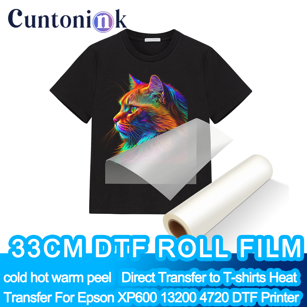 Dtf Hot Peel Film - 33 cm DTF-PET-Folienrolle, direkte Übertragung auf
