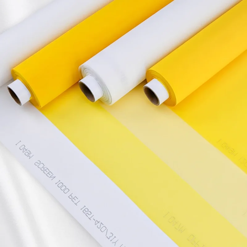 Commercial Fabric Printing - 3 Meter Polyester-Siebdruckgewebe Weißes Siebdrucknetz Hochspannungs-Schablonenherstellung