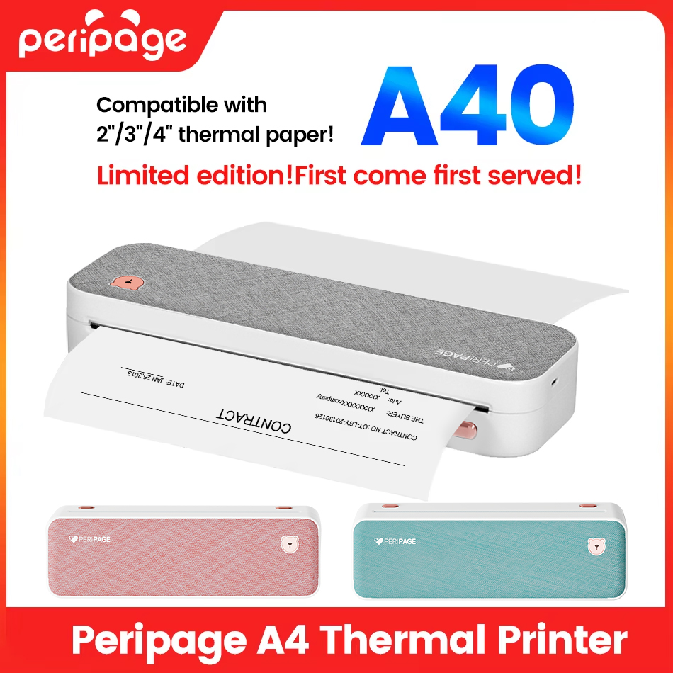 Commercial Book Printing Machines - Peripage A4 Tragbarer Drucker Transferpapier Tattoo