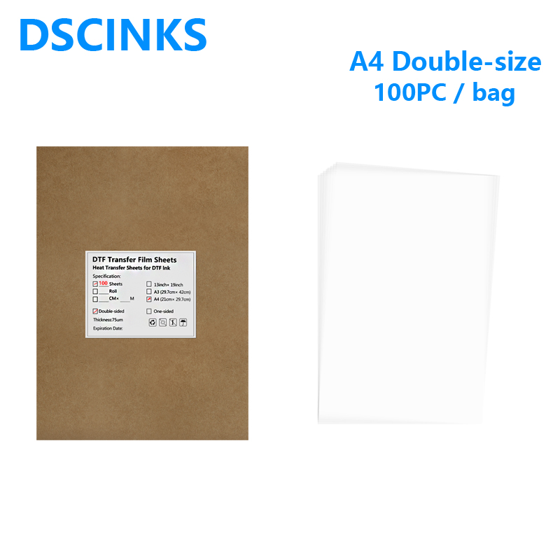 100pc a4 textil t-shirt druck  – Dtf Hot Peel Film Bewertung und Preis