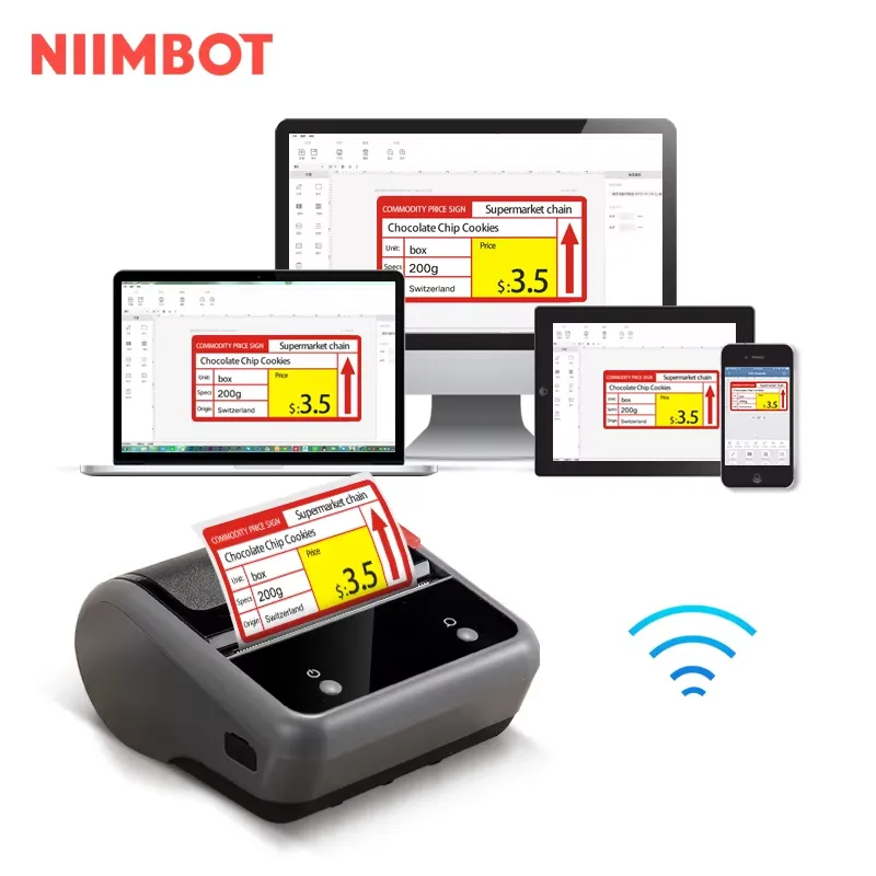 Niimbot B3S Büro- und Gewerbe- – Commercial Printing Logo Bewertung und Preis